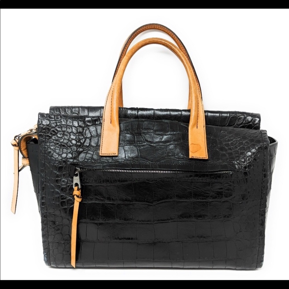 Coach crocodile leather bag